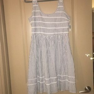 NWT Chambray Stripe Dress